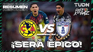 Resumen y goles  América vs Pachuca  Grita México C22  Semis  TUDN [upl. by Ahsieym]