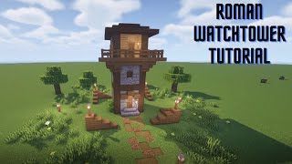 Minecraft Roman Watchtower Tutorial [upl. by Irreg112]