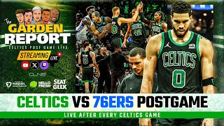 LIVE Celtics vs Sixers Postgame Show  Garden Report [upl. by Comethuauc]