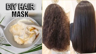 Homemade Hair Mask Hack Soft Shiny Hair in Minutes [upl. by Cate932]