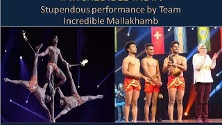 Incredible Indians  Incredible Mallakhamb  International Stage Paris 2017 [upl. by Sybley921]