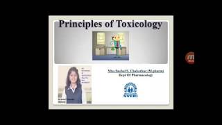 Pharmacology III Unit V General principles of Toxicology [upl. by Nart]