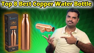 ✅ Top 8 Best Copper Water Bottle in India 2020 With Price  Ayurveda Copper Bottle ReviewampComparison [upl. by Anauqal112]