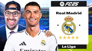 I SIGN RONALDO amp BECOME REAL MADRID NEW MANAGER FC 25 CAREER MODE [upl. by Anirres]