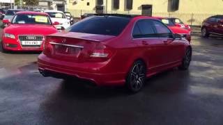 2012 red mercedesbenz c class c220 cdi amg sport plus for sale Middlesbrough Teesside north east [upl. by Morten577]