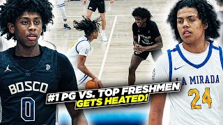 1 Freshman vs The 1 Sophomore PG Got HEATED [upl. by Talanian]