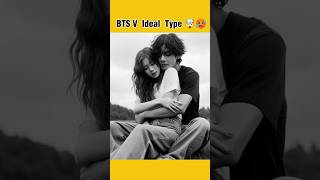 BTS V ideal type girl😱👑shorts [upl. by Berkshire]