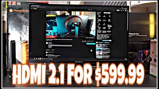 Gigabyte M28U 4K 144Hz HDMI 21 Gaming Monitor on The Deals [upl. by Sinnylg693]