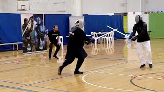 Nathan vs William Saber Skirmish 2024 [upl. by Yslehc]