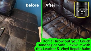 IT WORKS Leather Repair Kit for Couch How to Repair Leather Couch amp repair peeling leather [upl. by Bucella]