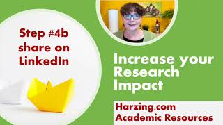 12  How to share your research on LinkedIn [upl. by Lenneuq]