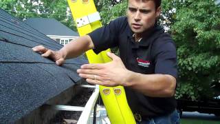 Ladder And Hang Test Off Weak Gutter [upl. by Lednyc]