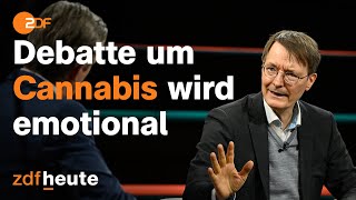 Lauterbach verteidigt seine CannabisPläne  Markus Lanz vom 01 November 2022 [upl. by Accalia413]