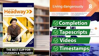 New Headway PreIntermediate 5th Edition  Unit 8 Living Dangerously  Students Book [upl. by Ciryl]