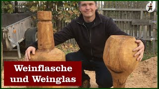 Weinflasche und Weinglas [upl. by Hinkle355]