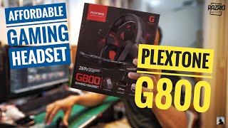 PLEXTONE G800 UNBOXING  GAMING HEADSET QUICK TEST [upl. by Juno]