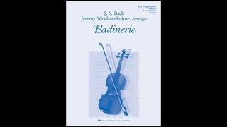 Badinerie arranged by Jeremy Woolstenhulme Orchestra Score amp Sound [upl. by Habeh340]