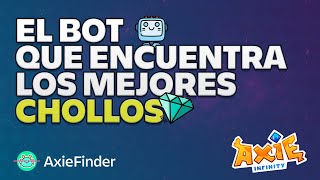 🤖 El BOT de Axie Infinity que encuentra LAS MEJORES GEMAS del Marketplace  AxieFinder [upl. by Charleton]