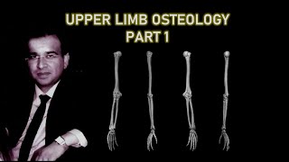 UPPER LIMB OSTEOLOGY 1 [upl. by Boys]