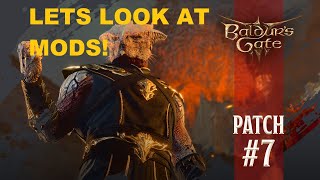 FIRST LOOK BALDURS GATE 3 MOD SUPPORT Patch 7 bg3 pcgaming videogames baldursgate3 mods [upl. by Molloy]