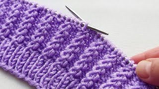 Easy And Beautiful knitting pattern [upl. by Atiuqer422]