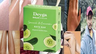 Deyga Spinach Cucumber Bath Bar  Honest Review [upl. by Eimme700]