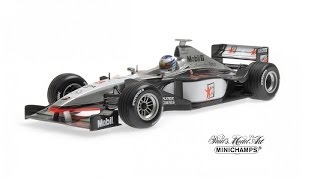 minichamps 118 scale formula one f1 diecast model car review mika hakkinen mclaren [upl. by Annawd464]