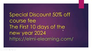 Special Discount 50 for the New Year 2024 httpselmielearningcomhomecourses [upl. by Ahsenav899]