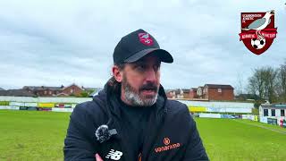 POST MATCH INTERVIEW Jono Greening vs Chorley [upl. by Mian621]