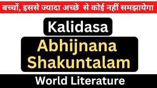 Abhijnana Shakuntalam by Kalidasa summary in english amp hindi World Literature MA English [upl. by Snehpets]