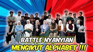 BATTLE NYANYIAN MENGIKUT ALPHABET  UNA KELAKAR MENYANYI KE MALATAH [upl. by Fasano]