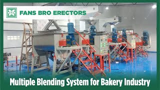 Multiple Blending System for Bakery Industry  Industrial Bakery Equipment  Blender machine [upl. by Entsirhc]