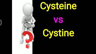 Cysteine vs Cystine [upl. by Annawaj]