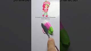 Strawberry Shortcake Character  Color Mixing asmr shorts [upl. by Angadresma]