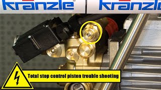 Total Stop control piston trouble shootings  1622 1122TST 1322 Kranzle USA Pressure Washer [upl. by Nnairac197]