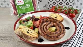 Sicilian summer dish with Salsicciamo luganega sausage [upl. by Sillad]