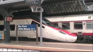 Frecciabianca Frecciarossa ETR 610 Pendolino TGV a EXPO [upl. by Dora]