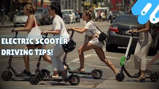 Electric Scooter Driving Tips [upl. by Frohman]