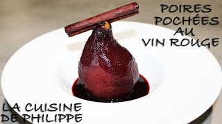 Poires pochées au vin rouge [upl. by Celinda]