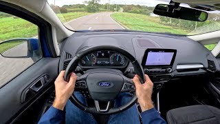 2019 Ford EcoSport 10  125 HP POV Test Drive 4K [upl. by Acinoreb]