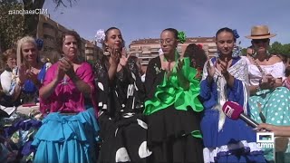 Tarancón saca a las calles carretas flamencas y caballos  Ancha es CastillaLa Mancha [upl. by Gray]