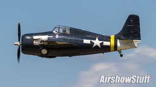 FM2 F4F Wildcat Aerobatics  Americas Freedom Fest 2017 [upl. by Dudden]