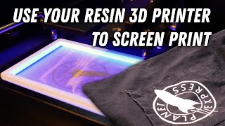 Using Resin 3D Printing to Screen Print with the ELEGOO Jupiter 3D Printer [upl. by Britni48]