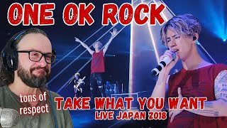 ONE OK ROCK Take What You Want Ambitions JAPAN Dome Tour 2018 reaction  F me this was good [upl. by Analaj951]