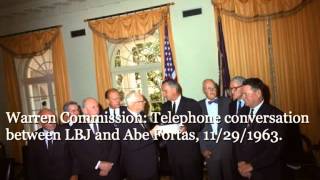 LBJ and Abe Fortas 112963 115P [upl. by Chic]