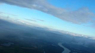 Approach and Landing at Linz Austria  Boeing 737  Cockpit View and Voice [upl. by Flemings]