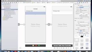 iOS Application Development Tutorial 10 Navigation Controllers and Pushing Table Views [upl. by Durno]