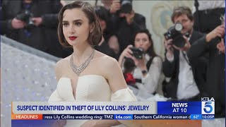 West Hollywood thief allegedly stole actress Lily Collins wedding ring [upl. by Oiliruam]