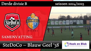 Samenvatting SteDoCo  Blauw Geel 38 301124 [upl. by Adall]