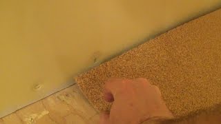 How to Install Cork Underlayment Under Carpet [upl. by Irene96]